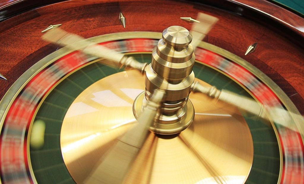 The gaming floor with machines and tables