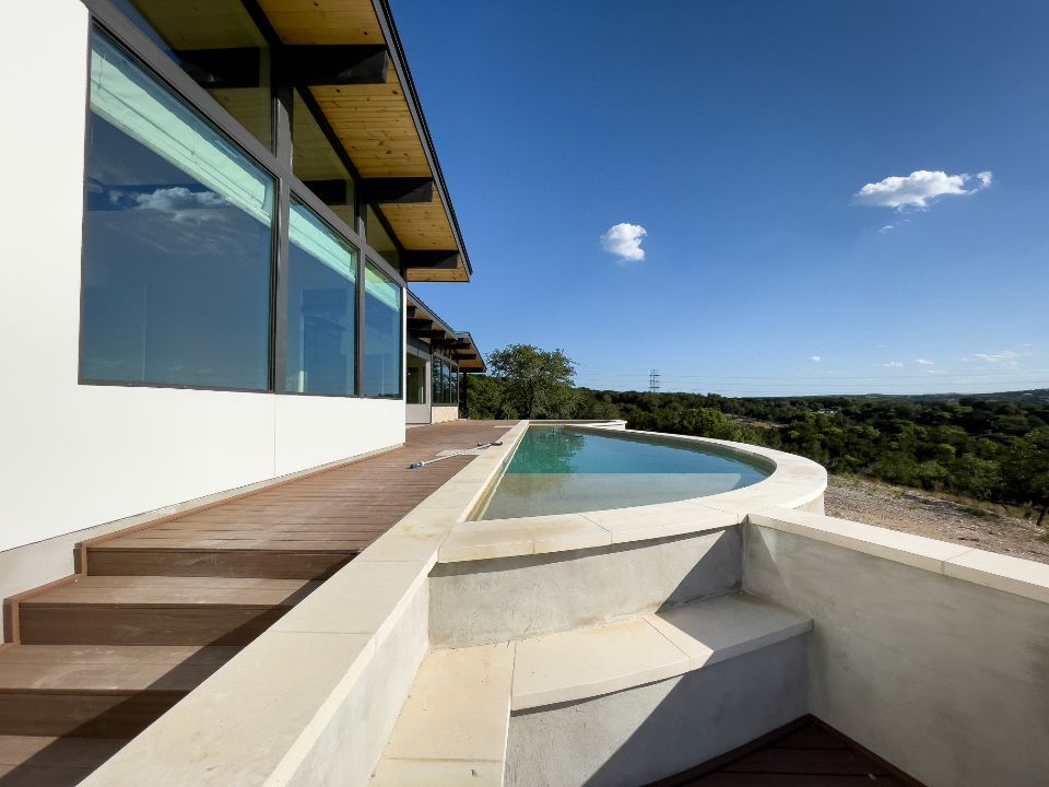 A villa with its own pool and terrace